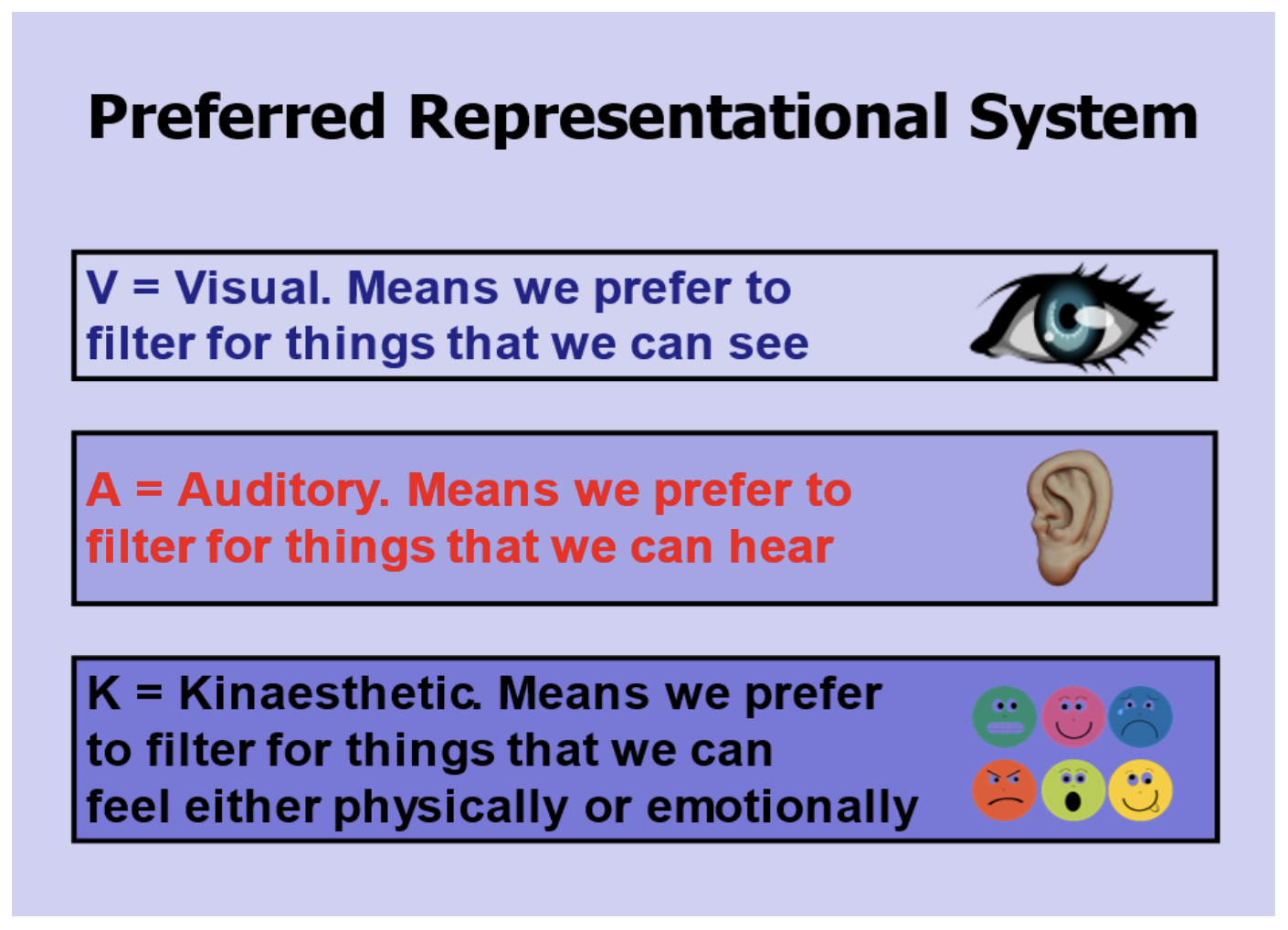 Preferred Representational System